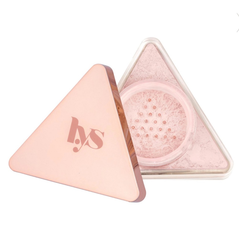 NWT LYS BEAUTY Triple Fix Translucent Loose Setting Powder-Sincere(Pink)